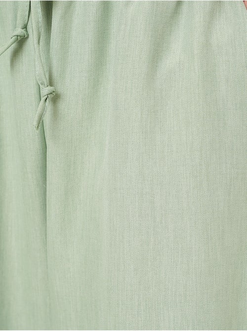 Pantalon large en lin bdart - Kiabi Pantalon large en lin bdart - Kiabi