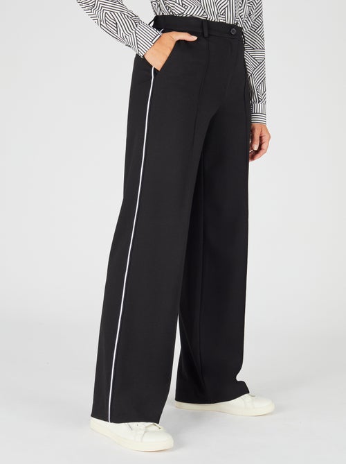 Pantalon large en maille - Damart - Kiabi