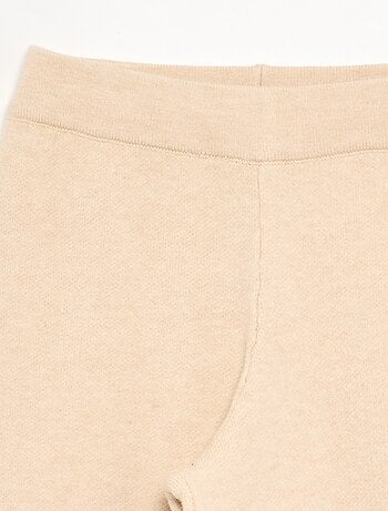 Pantalon large en maille compacte