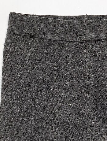 Pantalon large en maille compacte
