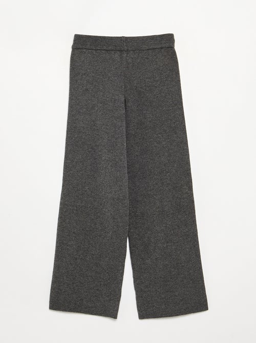 Pantalon large en maille compacte - Kiabi Pantalon large en maille compacte - Kiabi
