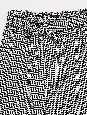 Pantalon large en maille Milano avec ceinture à nouer