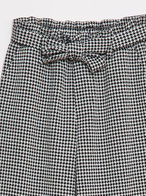 Pantalon large en maille Milano avec ceinture à nouer - Kiabi