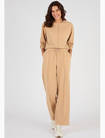 Pantalon large en maille piquée - Happy D. by Damart