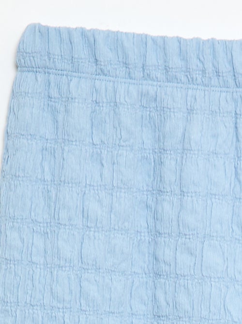 Pantalon large en maille stretch - Kiabi