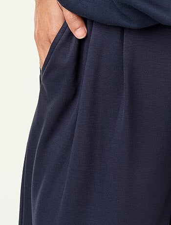 Pantalon large en matière douce