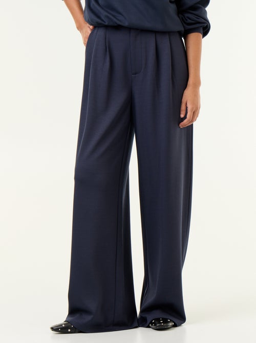 Pantalon large en matière douce - Kiabi Pantalon large en matière douce - Kiabi