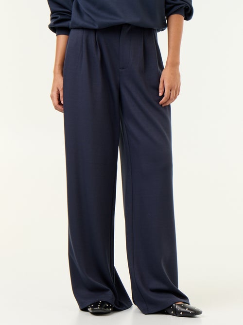 Pantalon large en matière douce - Kiabi Pantalon large en matière douce - Kiabi