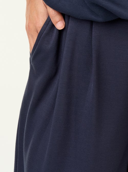 Pantalon large en matière douce - Kiabi Pantalon large en matière douce - Kiabi
