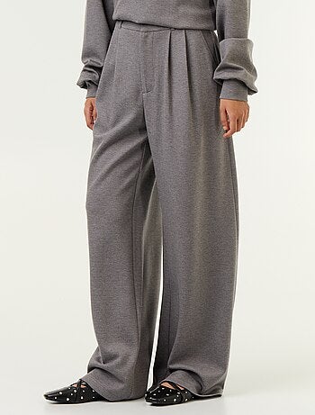 Pantalon large en matière douce