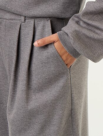 Pantalon large en matière douce