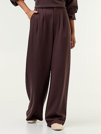 Pantalon large en matière douce