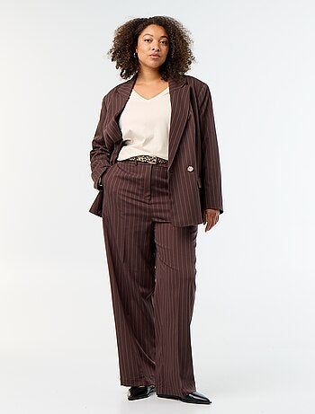 Pantalon large en matière fluide