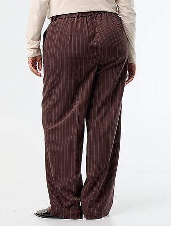 Pantalon large en matière fluide
