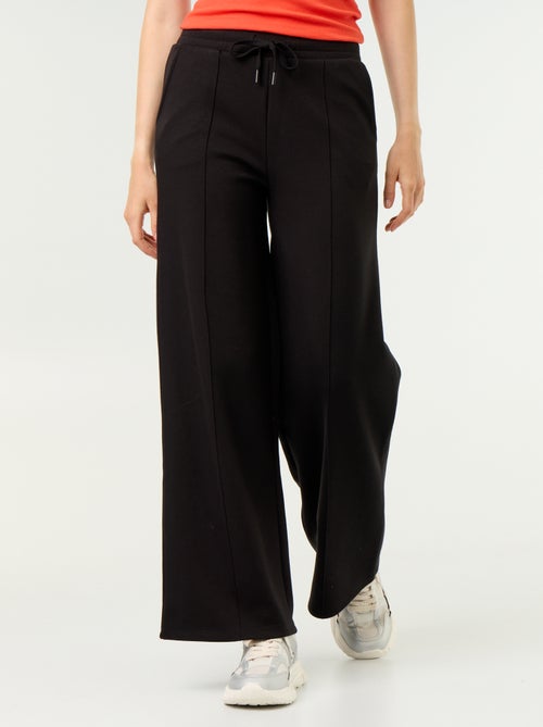 Pantalon large en polaire - Kiabi