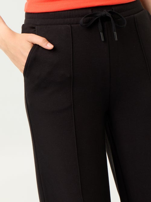 Pantalon large en polaire - Kiabi