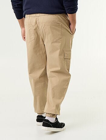 Pantalon large en twill