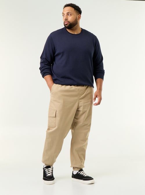 Pantalon large en twill - Kiabi Pantalon large en twill - Kiabi