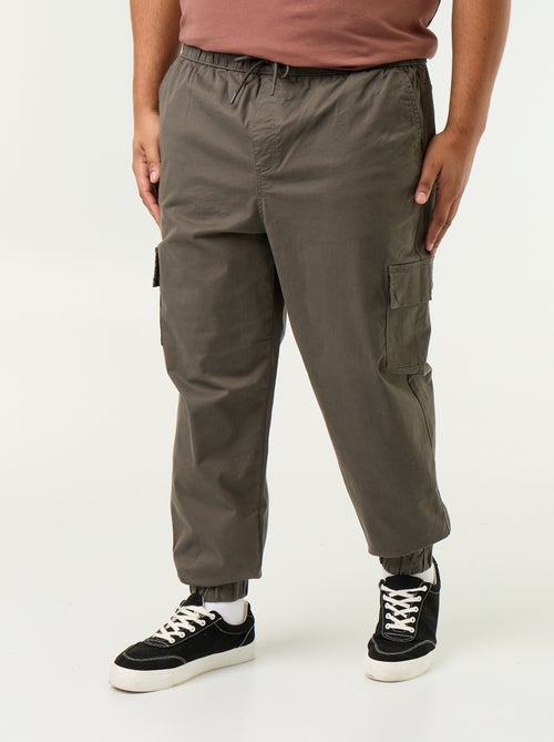 Pantalon large en twill - Kiabi