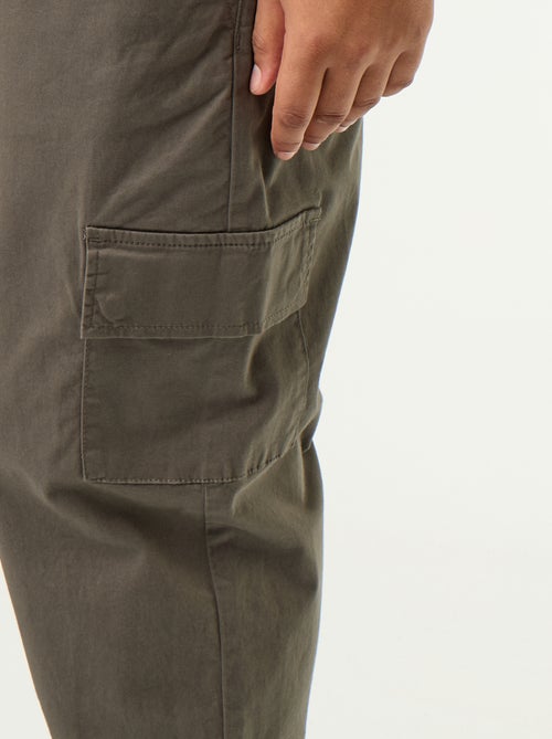 Pantalon large en twill - Kiabi