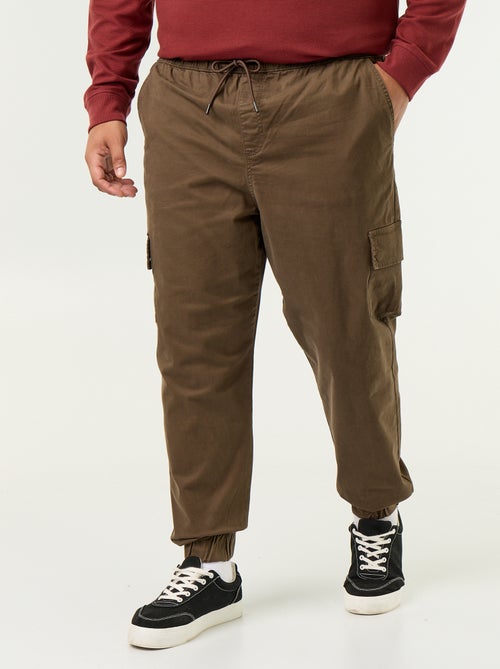 Pantalon large en twill - Kiabi