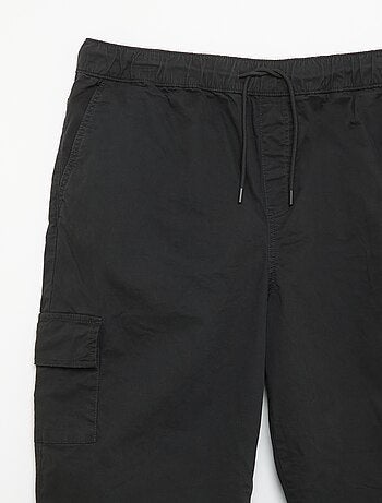 Pantalon large en twill