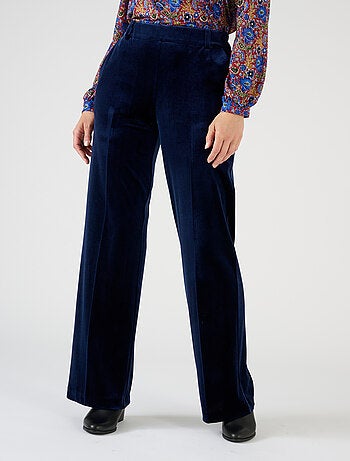 Pantalon large en velours - Damart