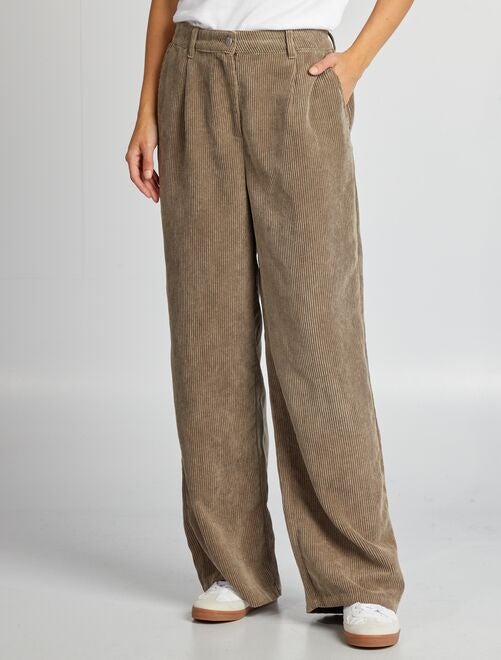 Kiabi pantalon velours orders femme