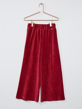 Pantalon large en velours côtelé