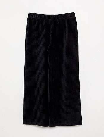 Pantalon large en velours côtelé