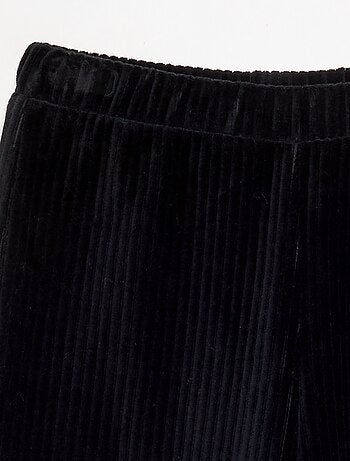 Pantalon large en velours côtelé