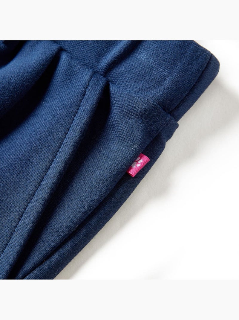 Pantalon large enfant viscose ceinture élastique nœud - vidaxl Bleu - Kiabi