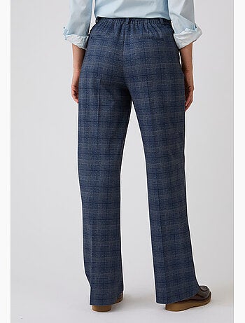 Pantalon large enfilable maille jacquard - Damart