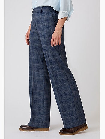 Pantalon large enfilable maille jacquard - Damart