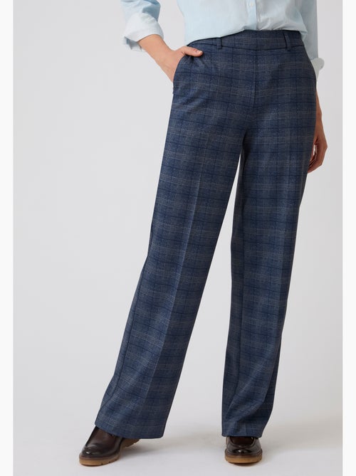 Pantalon large enfilable maille jacquard - Damart - Kiabi