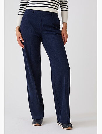 Pantalon large enfilable maille jersey - Damart