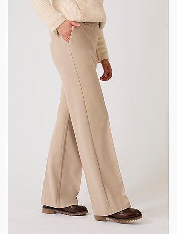 Pantalon large enfilable maille jersey - Damart