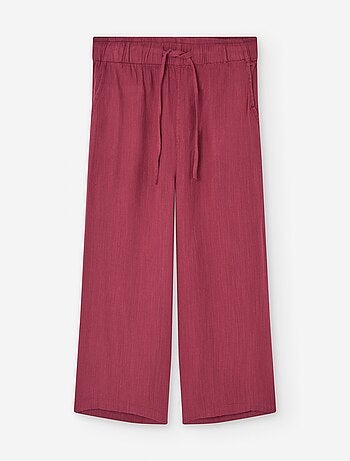 Pantalon Large et Droit avec Cordon