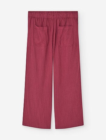 Pantalon Large et Droit avec Cordon