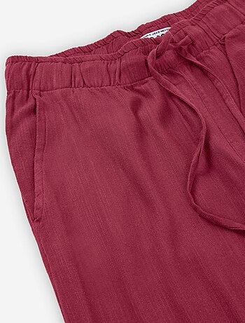 Pantalon Large et Droit avec Cordon