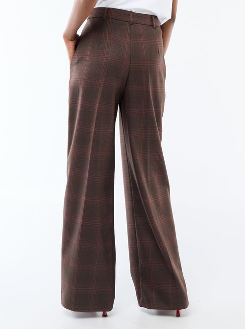 Pantalon large femme à motif fantaisie - Kiabi Pantalon large femme à motif fantaisie - Kiabi