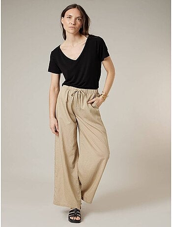 Pantalon large femme 'Deeluxe'