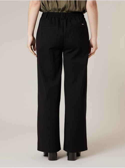 Pantalon large femme en interlock 'Deeluxe' - Kiabi