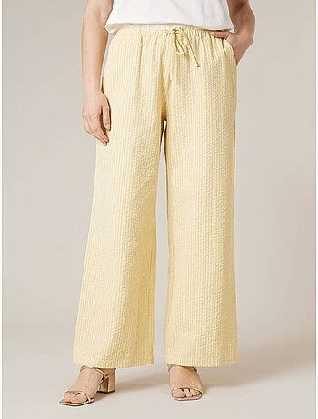 Pantalon large femme en jersey 'Deeluxe'