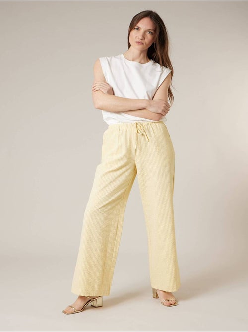 Pantalon large femme en jersey 'Deeluxe' - Kiabi