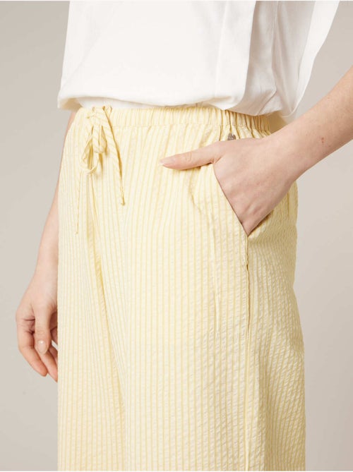 Pantalon large femme en jersey 'Deeluxe' - Kiabi