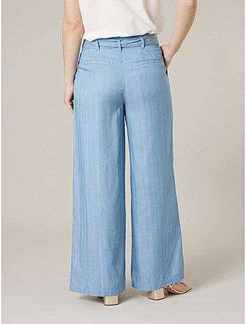 Pantalon large femme en lyocell 'Deeluxe'