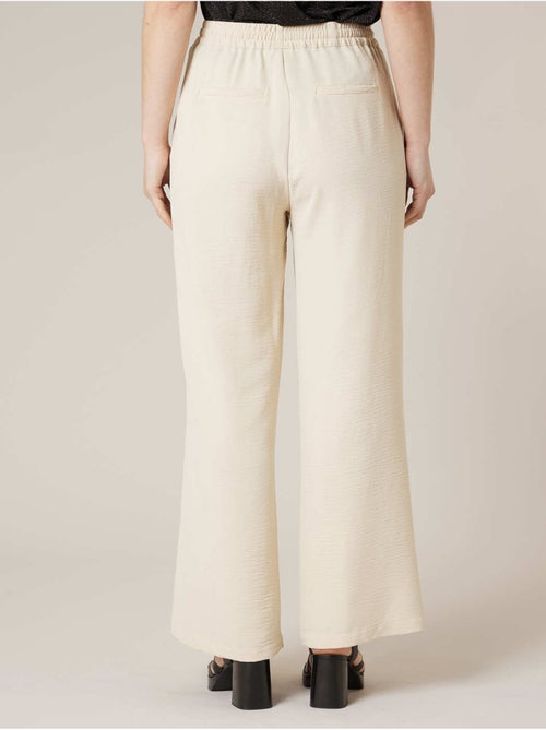 Pantalon large femme en matière fluide 'Deeluxe' - Kiabi