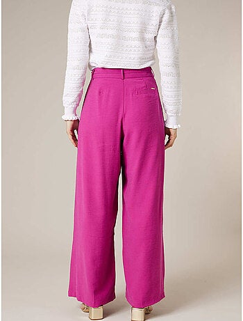 Pantalon large femme en matière fluide 'Deeluxe'