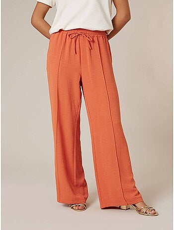Pantalon large femme en matière fluide 'Deeluxe'